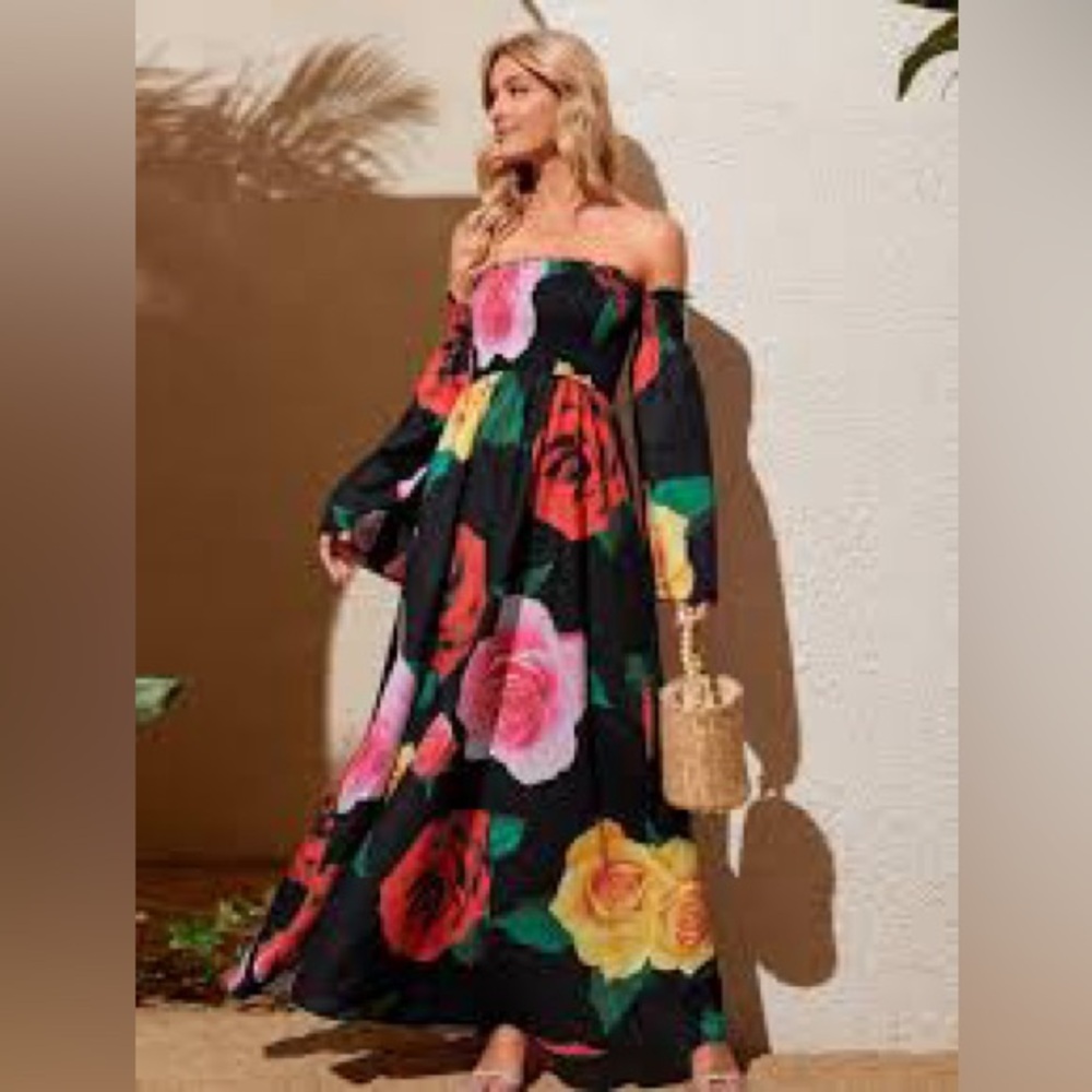 Miss Ord Floral Maxi Dress Small‎ - Picture 3 of 11